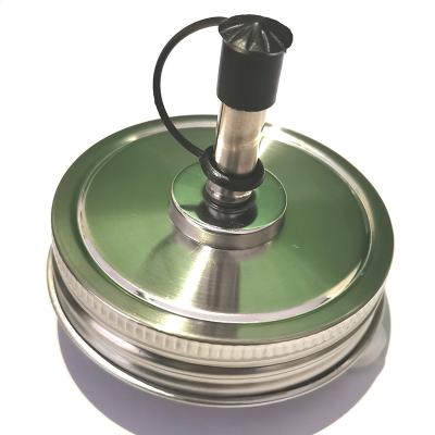 China Non Spill Factory Wholesale Cheap Multicolor SUS 304 Lids With Pourer for sale