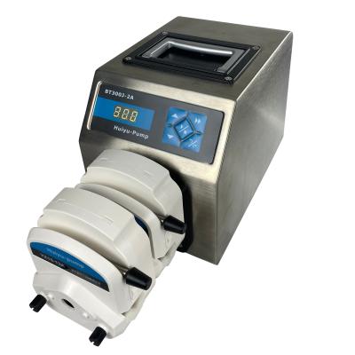 Κίνα RS485 IP55 Δύο κανάλια Πυροσταλτική αντλία υγρού με σωλήνες σιλικόνης προς πώληση