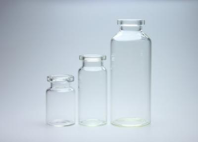 Κίνα Διαφανές χρώμα ικανότητας φιαλιδίων 2ml 6ml 10ml 20ml σωλήνων γυαλιού Borosilicate προς πώληση