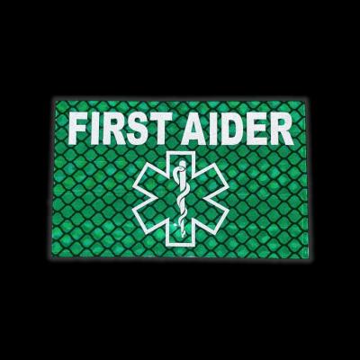 Cina Reflective PARAMEDIC POLICE MEDIC EMT ECA IR Tactical Military Patch Emergency Rescue FIRST AID in vendita