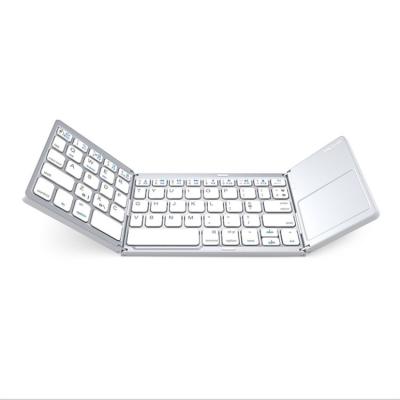 China Wireless Portable Folding Mini Keyboard Foldable Wireless Keypad for IOS/Android/Windows Tablet for sale