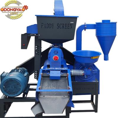 China 15hp Fine Bran Vibratory Rice Mill Machine With Loading Lifter 650KG Per Hour for sale