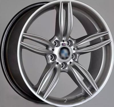 China Staggered Rims Customized Car Rims For BMW 535i / Hyper Silver 19
