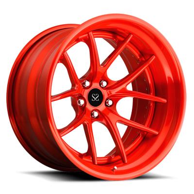 China Customized Silver 2 PC Car Rims 18 19 20 21 22 23 inches For Lamborghini, Ferrari, Toyota, Nissan, Audi, Porsche, for sale