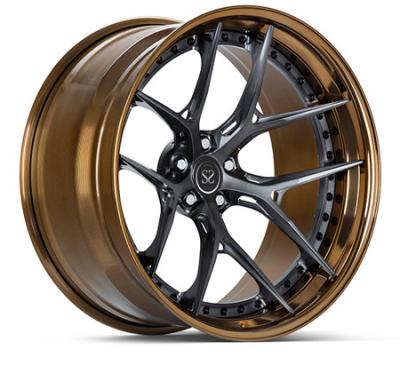 Chine Les 3 morceaux de luxe adapté aux besoins du client ont forgé des jantes Monoblock A6061 T6 à vendre