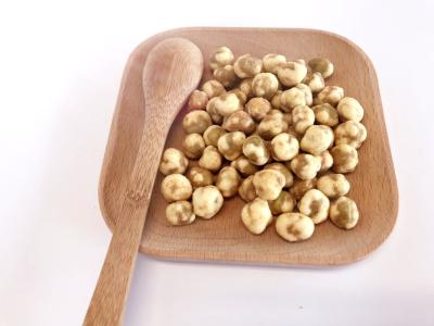Chine Les pois casse-croûte, taille de saveur de BBQ tamisée ont séché des vitamines de pois d'ail contenues à vendre