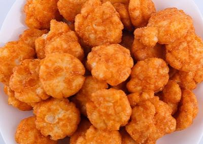China Sabores da ketchup em volta do tomate do OEM dos biscoitos do arroz que tempera alimentos de petiscos friáveis à venda