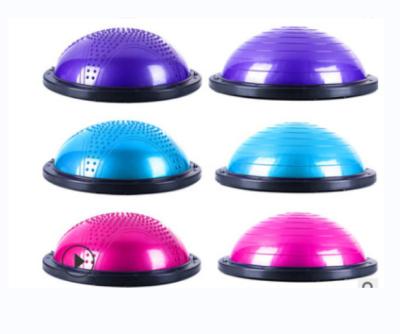 China Eco-friendly Wave Speed Ball Thickened Non-slip PVC Half Ball Simple Design Balance Ball for sale