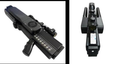 China Drohnenerkennung/Störpistole ---- Automatische Erkennung/Störung,3km、Drohnenpositionsfindung、Weißliste、Verteidigung gegen UAV-Boobangriffe、Stand by time 24h zu verkaufen