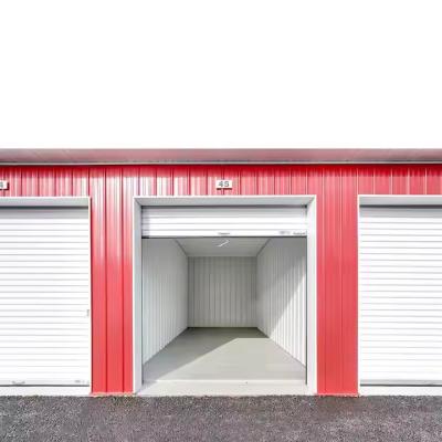 China Prefabricated Self Storage Units Prefab Steel Structure Mini Shed Building for sale