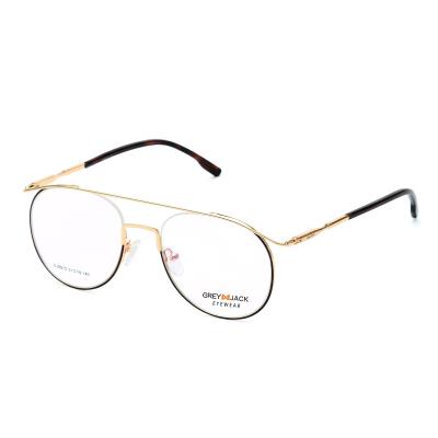 China Gray Jack Hot Sell Fashion Wholesale Fashionable Eyewear Metal Glasses Frames Optical Frames For Women Men for sale