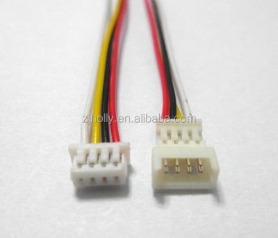 China Electronic Micro JST 1.25 4-Pin Male Plug And Female Connector With Wires Cables for sale