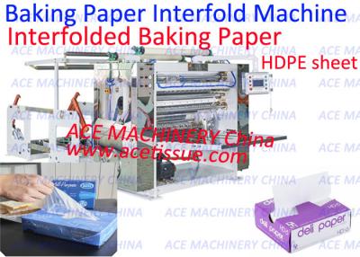 Cina Automatic Interfolded Bakery Tissue Interfolder Machine To Make Waxed Deli Paper in vendita