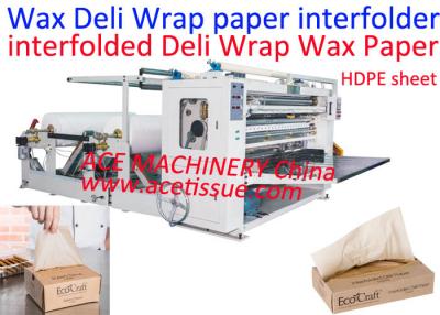 Cina Deli Wrap Wax Paper Interfolder Machine V Fold / Z Fold 10