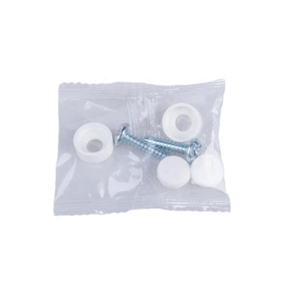 China Round High Quality Bag For Cutter Head License Plate Security Screw With Plastic Cover for sale