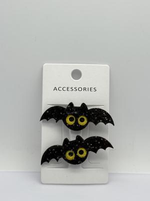 China Clip de pelo de murciélago lindos de Halloween en venta