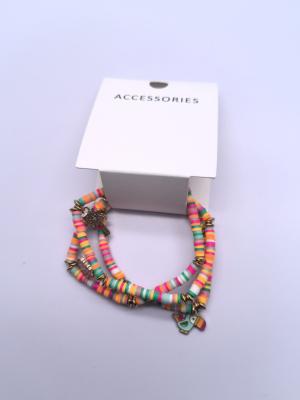 China Customized Colorful 3-Packs Bracelet with Cute Birds Pendant for sale