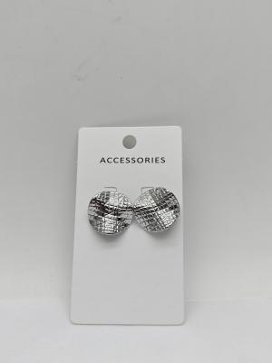 China Stylish Metal Sliver Earrings for Multiple Usage for sale