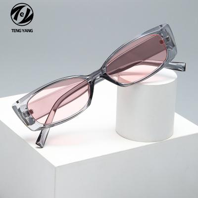 China Fashion Sunglasses Factory Sale Custom Logo Small Cheap Square Sunglasses Men Women for sale