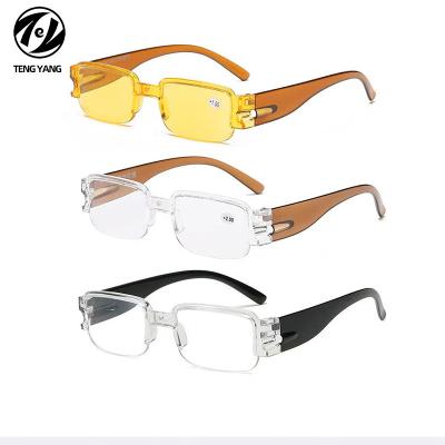 China Irreplaceable Glasses Factory Rectangle Reader Glasses Fashion Glasses Men Women Cheap Wholesale Half-Rim Reading Glasses Directly for sale