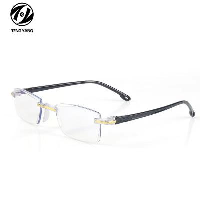 China Wholesale Light Blue Glass Anti-blue Reading Classic Men's Reading Glasses Anti-blue Reading Glasses for sale