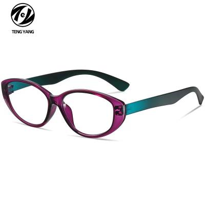 China 2022 Wholesale Hot Sale Ultra-thin Blue Light Blocking Presbyopia Cat Eye Reading Glass Frame Reading Glass for sale