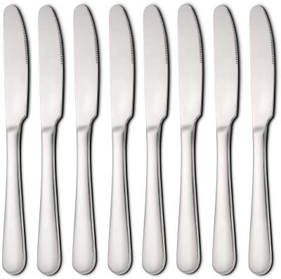 China Wholesale Hot Selling Popular Manufacturing Hotel Restaurant Metal Cutlery Custommization Viable Butter Steak Bread Dinner Table Knife Set for sale