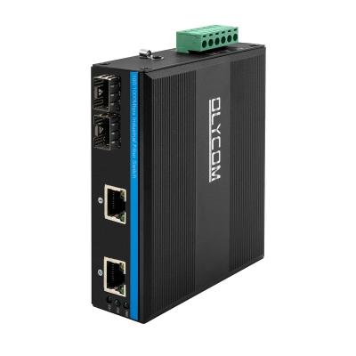 China Comutador de rede industrial com portas de 4 Gigabit e projeto de grau industrial EMC à venda