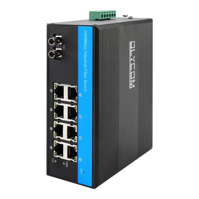 China 8 exteriores interruptor Unmanaged industrial portuário do gigabit à venda