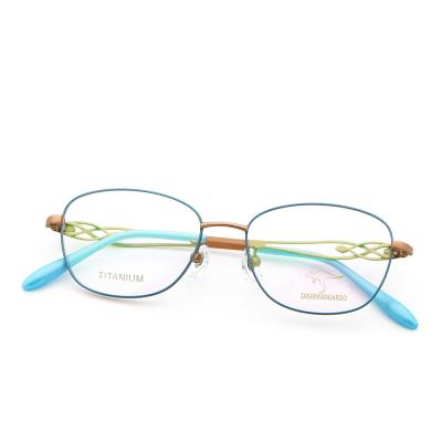 China Trendy Business Fashion Glasses Rimless Glasses Ladies Eyeglasses Titanium Frames Monocle Optical Frames Eye Glasses for sale