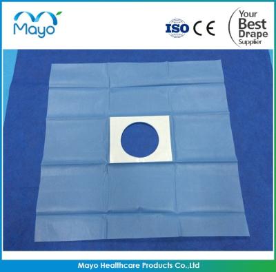 China PP SMS Sterile Field Towel Drape Fenestrated Drape With Adhesive for sale
