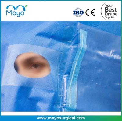 China Disposable Surgical Eye Drape With Collection Pouch For Ophthalmology for sale