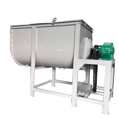 China Paddle Dry Mortar Mixer Double Shaft Industrial Ribbon Mixer for sale