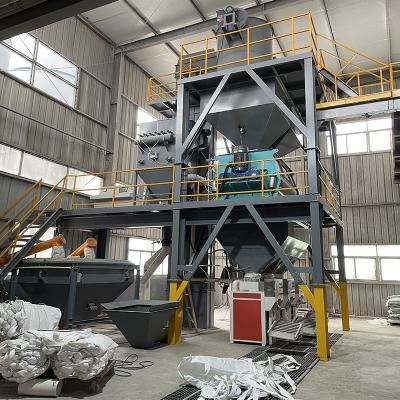 China Semi-automatic Pre-mixed Floor Decorative Mortar Supplier of Leveling Coating Production Line for sale