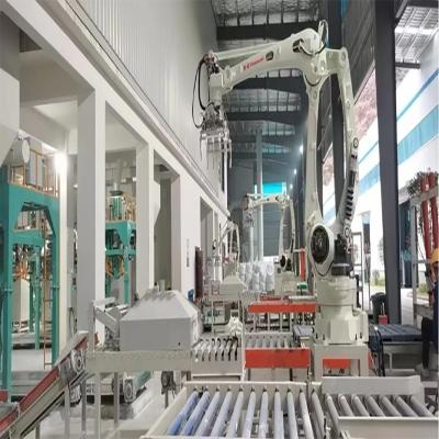 China 360 Rotation Robotic Arm Palletizer 380V Automatic Palletizer Machine for sale