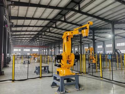 China Stacking Robotic Arm Palletizer Automatic Palletizer Machine For Barrels Baskets for sale