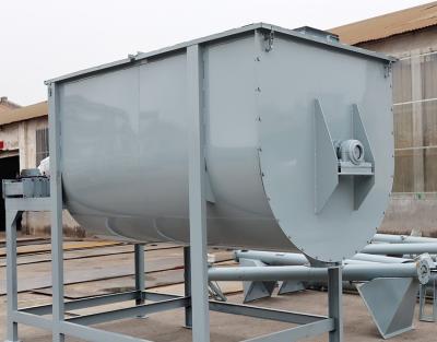 China Continuous Horizontal Batch Mixer Spiral Belt Horizontal Powder Mixer Blender for sale