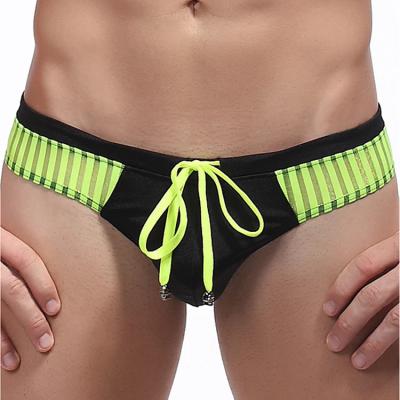 China Wholesale Six Waisted Breathable Colorful Mens Swimwear One Piece Sexy Swimwear Plus Size Swim Boxer Briefs For Men for sale
