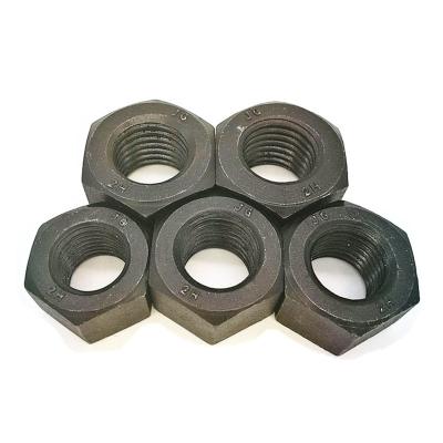 China Hexagon Head Heavy Nut Hexagon Head Nut Carbon Steel High Strength Hex Nuts for sale