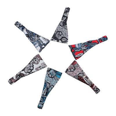 China Non Slip Wide Sports Headbands For Women Non Slip Workout Headband Moisture Wicking Headband For Yoga Running Sports Fitness for sale