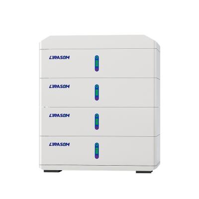 China Hot Selling Lithium Ion Solar Storage Li ion Battery 5kwh 5.12v 100ah Stack Mounted Home Energy Storage Battery LYH48100-L(S) for sale