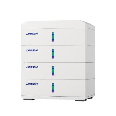 China Lyrasom Hot Sale 51.2V 100Ah 5KWH 10KWH 15LWH 20KWH 25KWH Lifepo4 Lithium Battery Home Energy Storage System LYH48100-L(S) for sale