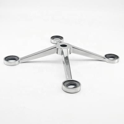 China Modern High Polished SS304 or SS316 Investment Casting Glass Spider Clamp /Glass Spider Clip/Spider Fitting for sale