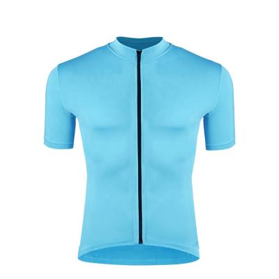 China Breathable Bicycle Clothing Cycling Jersey Blue Short Sleeve Quick Dry Gears ZERAY HUB21DX01 for sale