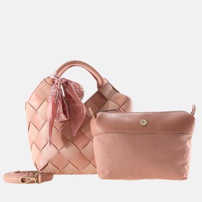 China Fashion PU Bucket Shape Hobo Tote Plaid Large Capacity Ladies Shoulder Bag Bucket Bags Women Handbags Woman Fashion Bucket Bag for sale