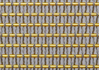 Cina metallo flessibile Mesh Fabric 50,1% Gap di 6.2mm L30m in vendita