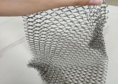 Chine Halls d'acier inoxydable Ring Mesh Plain Woven For Exhibition en métal de SS316 HDG PVD à vendre