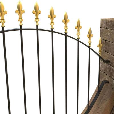 Cina Galvanizzazione a caldo Ringhiere in ferro battuto Corrimano da balcone Custom americano in vendita