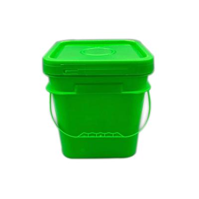 China PACKING Square Pails Design Hot Sale 20L Food Grade 5 Gallon Square Plastic Pails With Lid for sale
