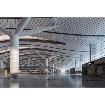 China China Factory Modern Cylinder Plate Aluminum Veneer Metal Facade Aluminum Wall Panels for sale